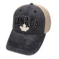 Canada Baseball Hat - Washed Cotton Meshback Tone-on-Tone
