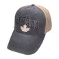Canada Baseball Hat - Washed Cotton Meshback Tone-on-Tone