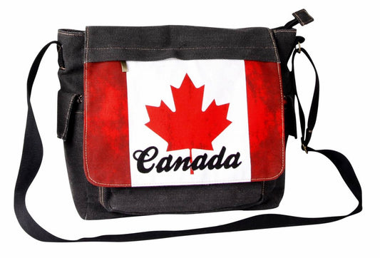 Canada Canvas Large Messenger Bag