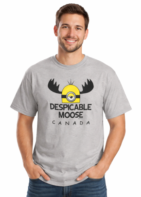 Licensed Adults T-Shirt - Raven Lunatic - Despicable Moose