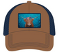 Licensed Patch Hat - ARW - Highland Cow with Flower Crown