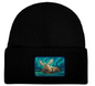 Licensed Premium Ribbed Toques - ARW - Restful Night Aurora Moose