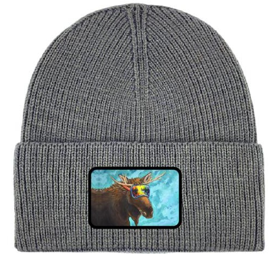 Licensed Premium Ribbed Toques - ARW - Moose Reflection