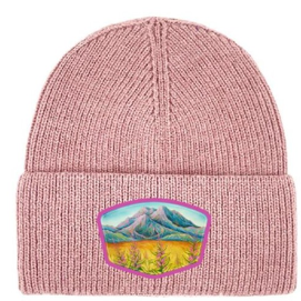Licensed Premium Ribbed Toques - ARW- Sunlit Mountain Blooms