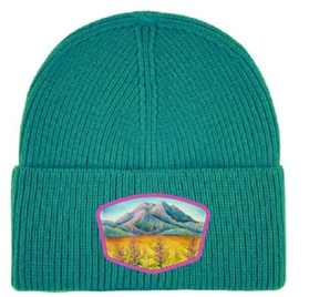Licensed Premium Ribbed Toques - ARW- Sunlit Mountain Blooms