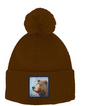 Licensed Premium Pom Toques w/ Fleece Lining - Bear on Guard