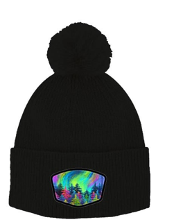 Licensed Premium Pom Toques w/ Fleece Lining - Mystic Trees