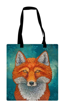 Licensed Canvas Tote Bag - ARW - Tenacious Gaze, Fox