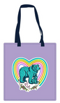 Licensed Canvas Tote Bag - ARW - Momma Bear Hearts