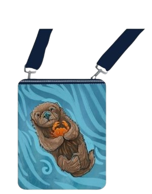 Licensed Canvas Crossbody - ARW - Otter and Crab