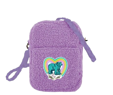 Licensed Sherpa Plush Crossbody - ARW - Momma Bear Hearts
