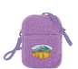 Licensed Sherpa Plush Crossbody - ARW - Sunlit Mountain Blooms