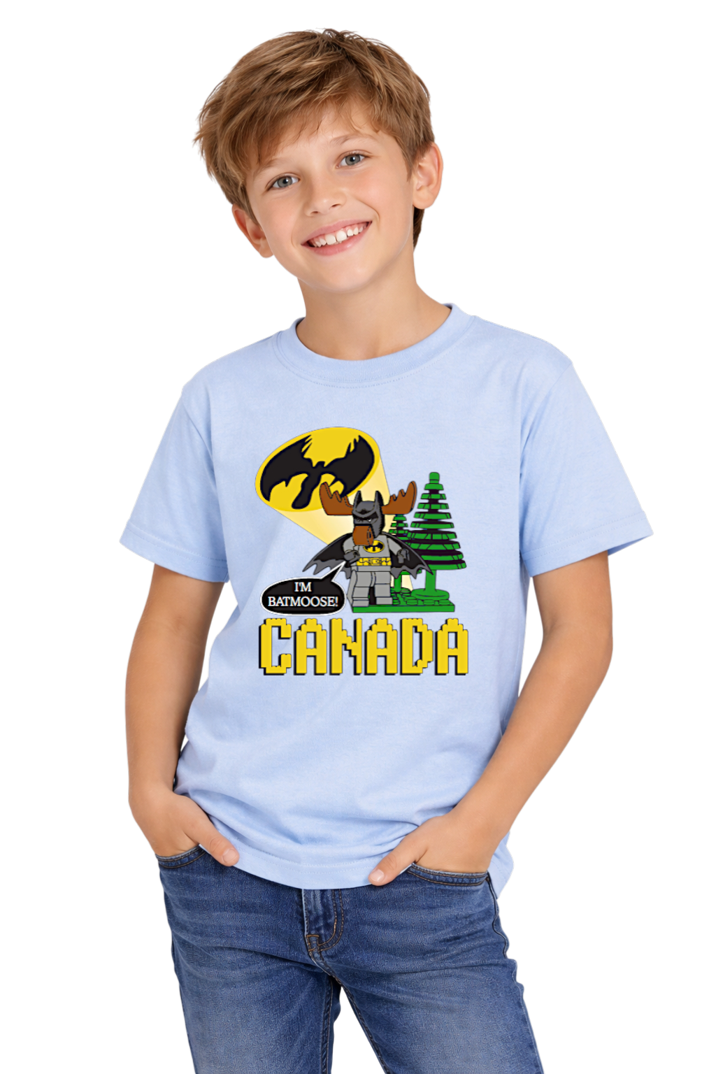 Licensed Youth T-Shirt - Raven Lunatic - I'M Batmoose