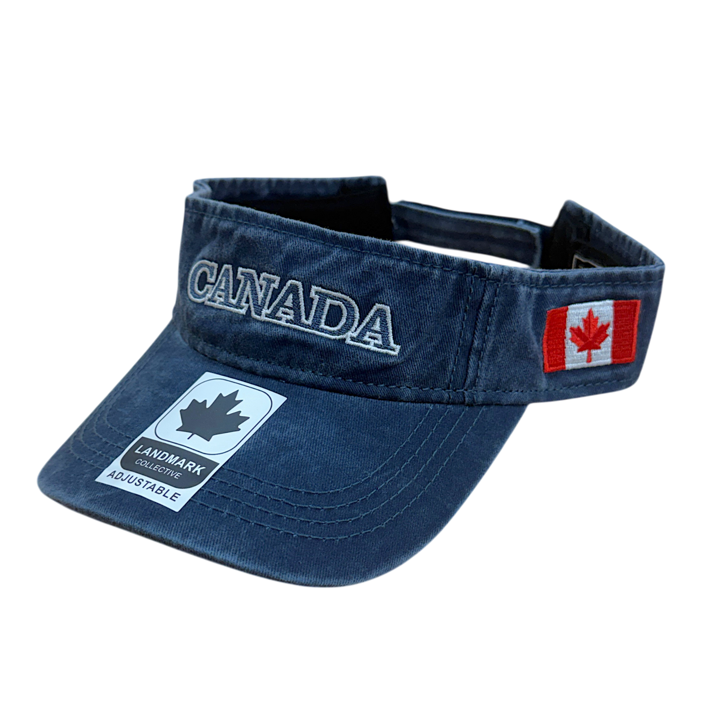 Canada Cotton Visor - Felt ML Embroidery on Centre