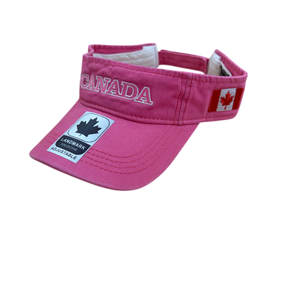 Canada Cotton Visor - Felt ML Embroidery on Centre