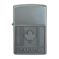 ZIPPO Souvenir Large Pewter Canada Emblem Lighters (C20126)