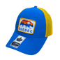 Quebec Kids Cotton Hat Meshback with Sunset Bear Patch