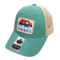 Quebec Kids Cotton Hat Meshback with Sunset Bear Patch