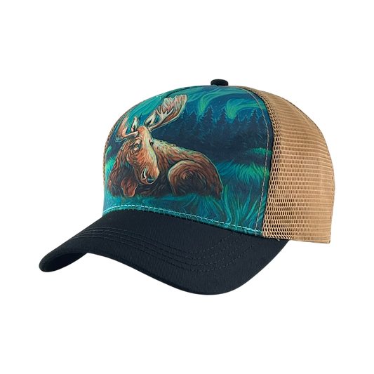 Licensed Landmark Hat - ARW - Restful Night Aurora Moose