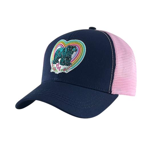 Licensed Patch  Hat - ARW - Momma Bear Hearts