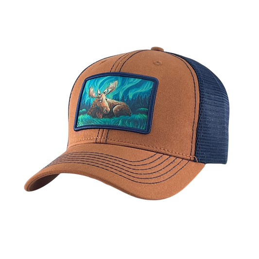 Licensed Patch Hat - ARW - Restful Night Aurora Moose