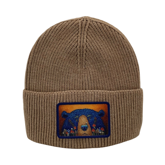 Licensed Premium Ribbed Toques - ARW - Fun Guy "Fungi" Bear