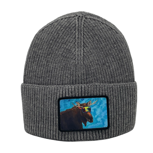 Licensed Premium Ribbed Toques - ARW - Moose Reflection