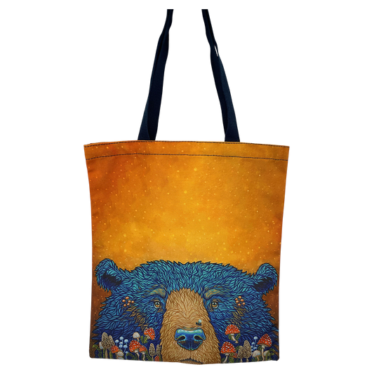 Licensed Canvas Tote Bag - ARW - Fun Guy "Fungi" Bear