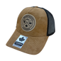 Montreal Meshback Hat with Velvet Fabric with Circle 3D Patch