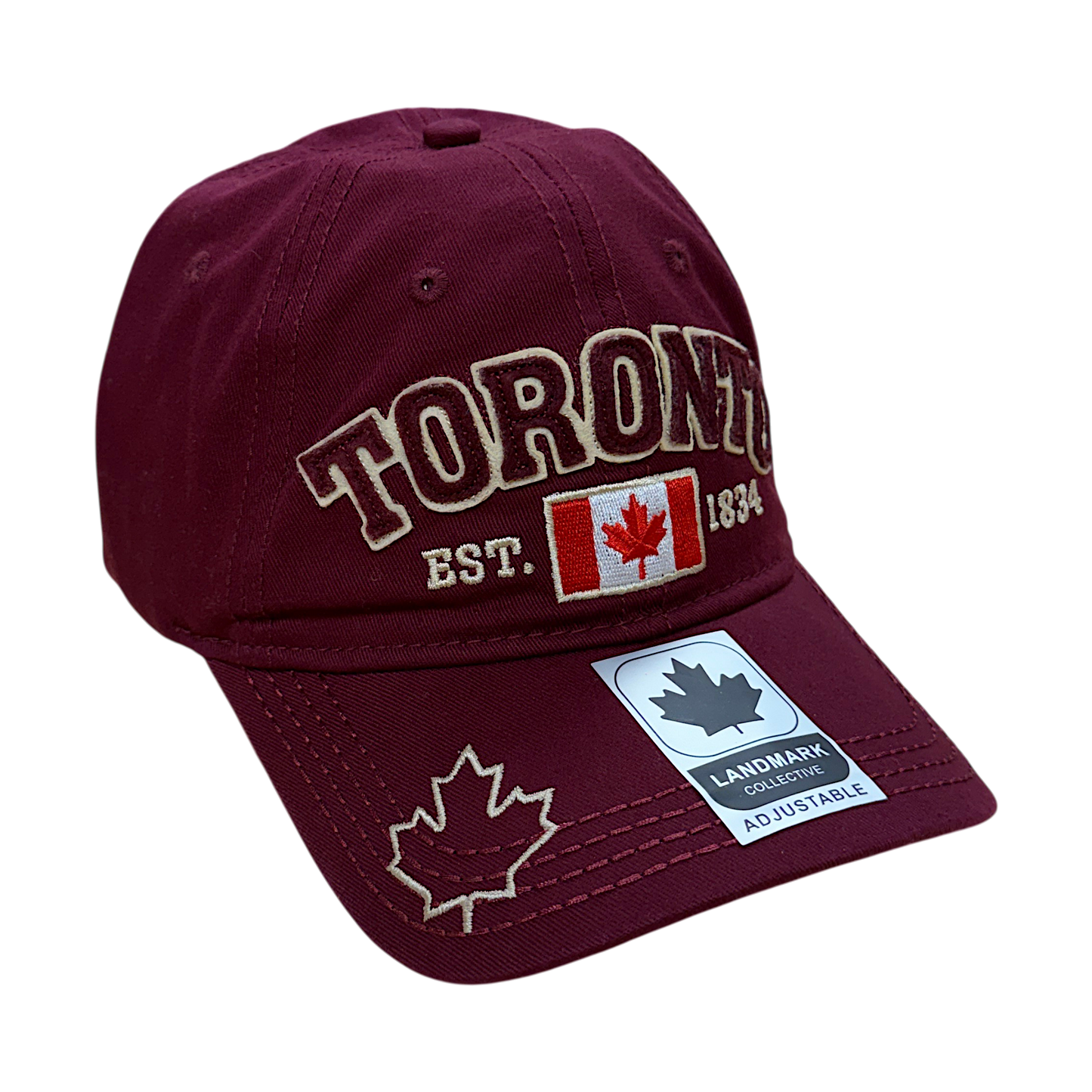 Toronto Baseball Hats - Cotton w/ Applique Embroidery