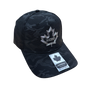 Vancouver Camo Fabric Hat with Metallic 3D Maple Leaf design