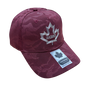 Vancouver Camo Fabric Hat with Metallic 3D Maple Leaf design