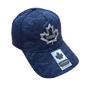 Vancouver Camo Fabric Hat with Metallic 3D Maple Leaf design