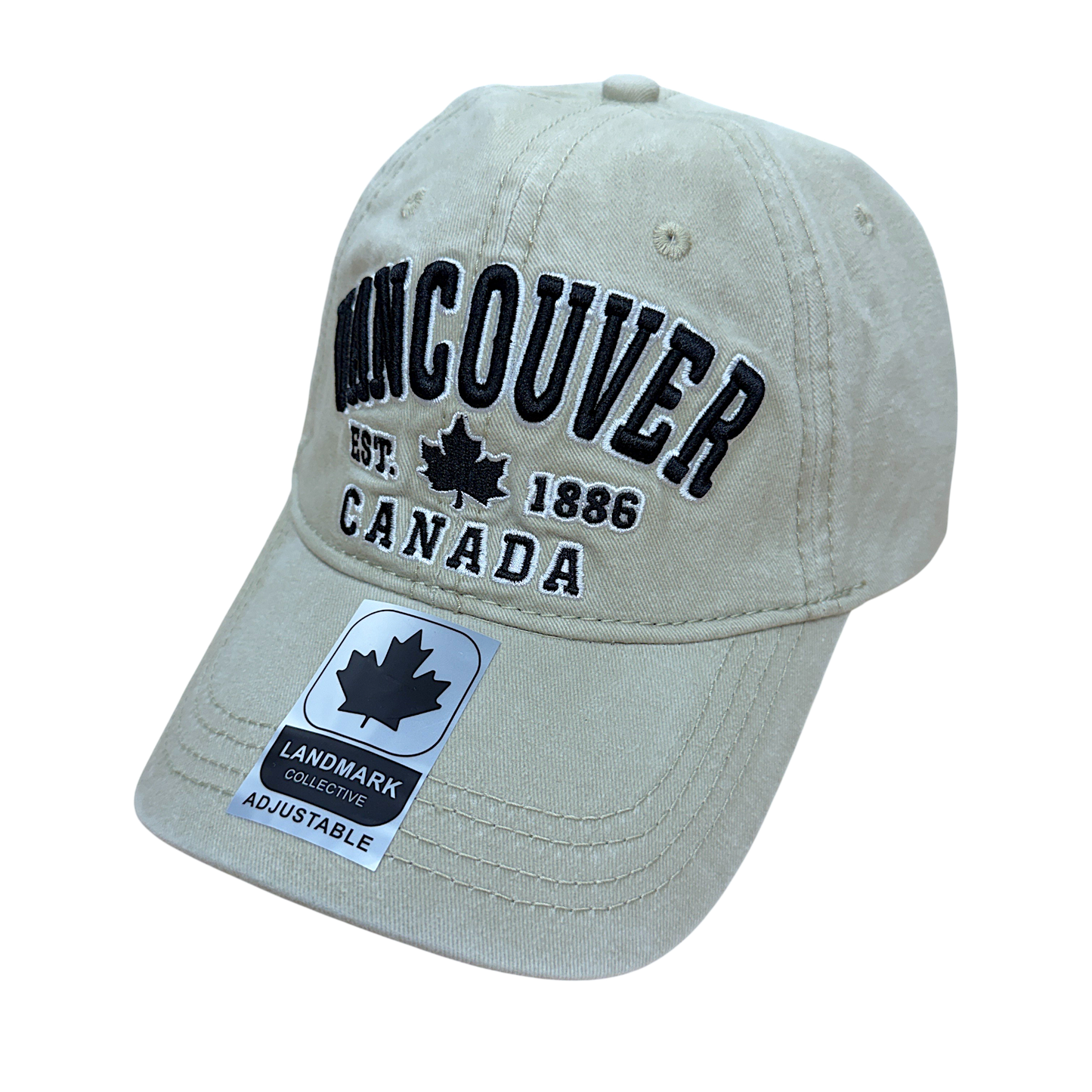 Baseball Cap, Retro Wash - Vancouver
