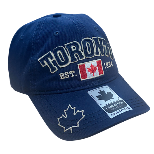 Toronto Baseball Hats - Cotton w/ Applique Embroidery