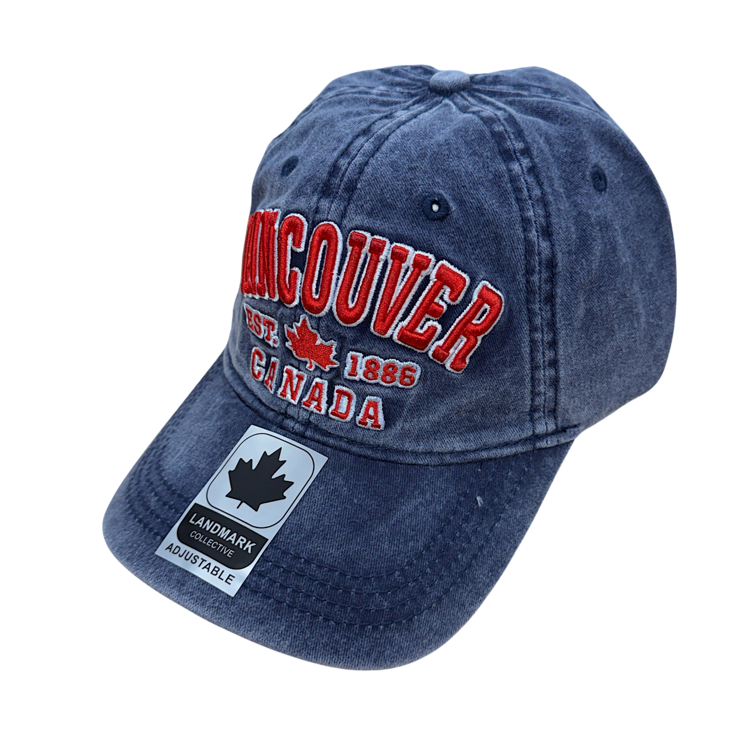 Baseball Cap, Retro Wash - Vancouver