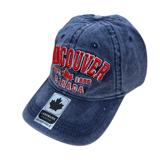 Baseball Cap, Retro Wash - Vancouver