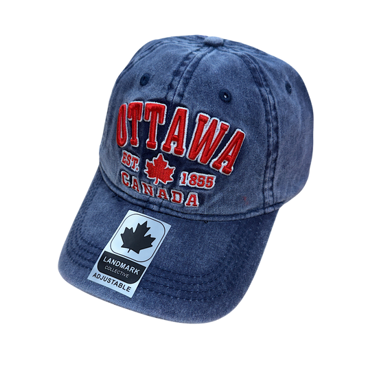Baseball Cap, Retro Wash - Ottawa