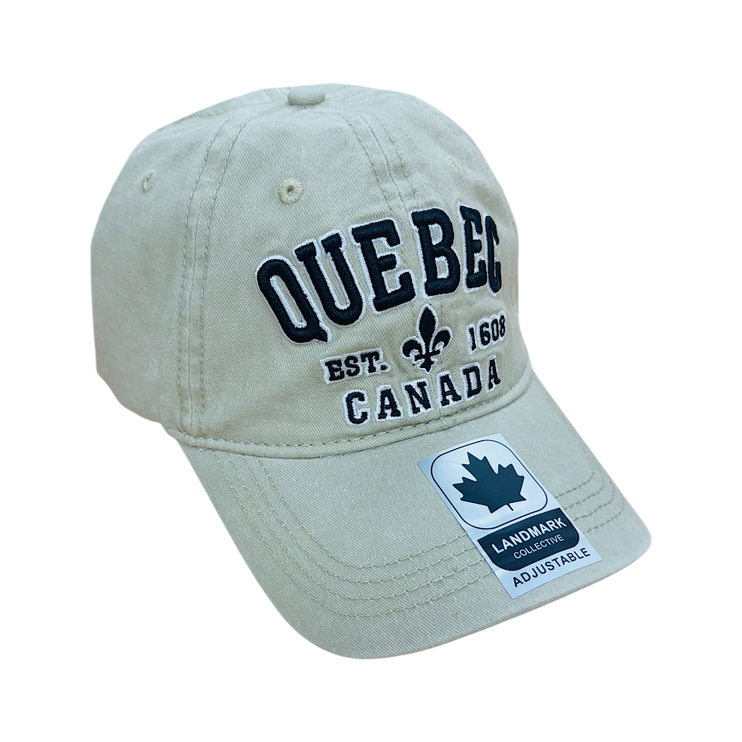 Baseball Cap, Retro Wash - Quebec