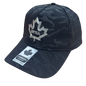 Montreal Camo Fabric Hat with Metallic 3D Maple Leaf design