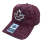 Montreal Camo Fabric Hat with Metallic 3D Maple Leaf design