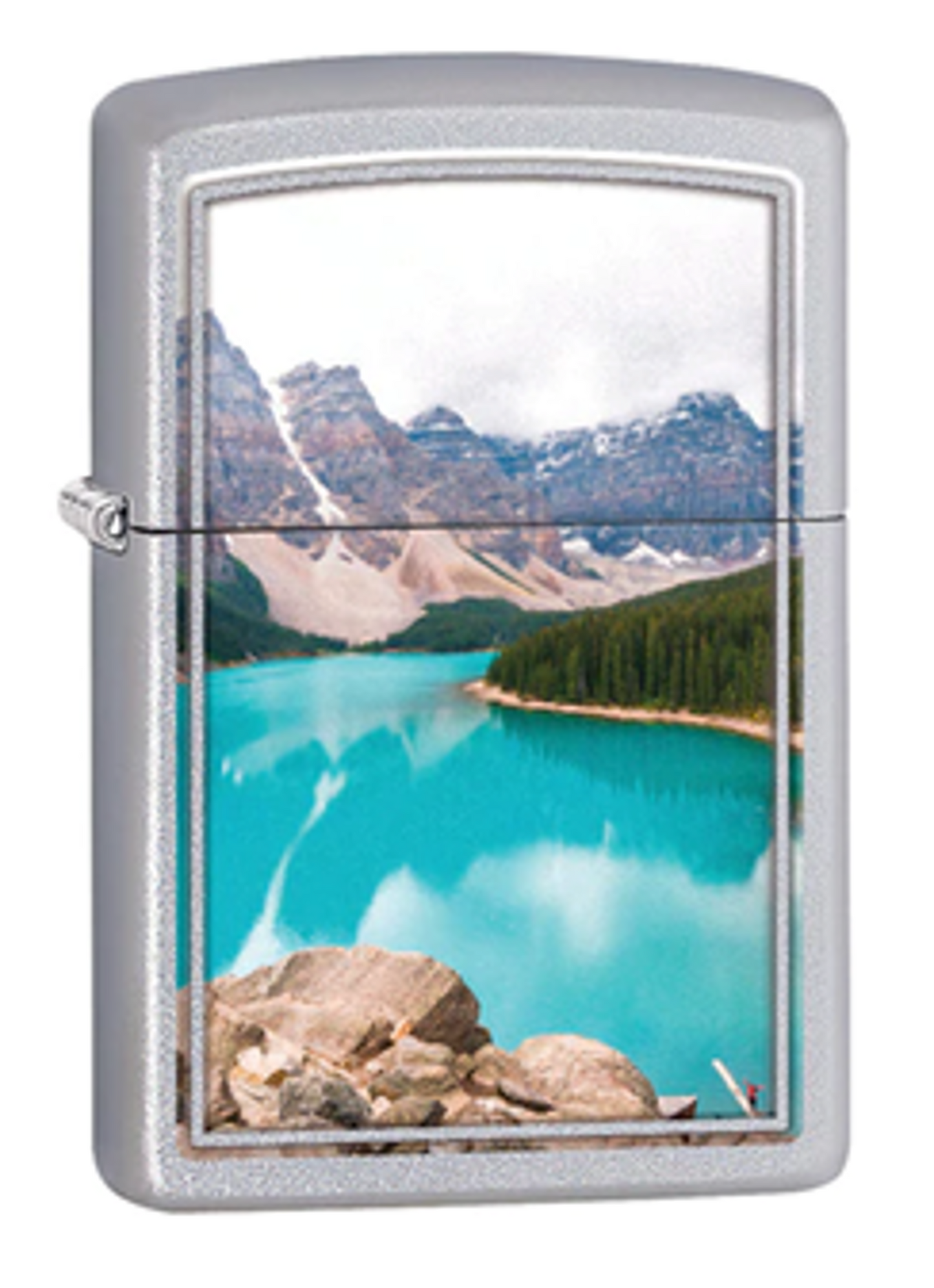 ZIPPO Lighters Souvenir Moraine Lake AB (Chrome) (205-078181)