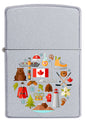 ZIPPO Lighters Souvenir Canadian Culture (Chrome) (205-078187)