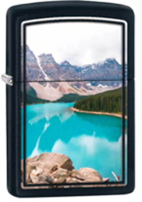 ZIPPO Lighters Souvenir Moraine Lake AB (Black) (218-078215)