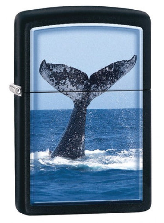 ZIPPO Lighter Souvenir Diving Whale (Black) (218-078220)