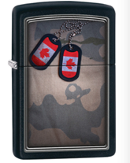 ZIPPO Lighters Souvenir Canadian Military (Black) (218-078232)
