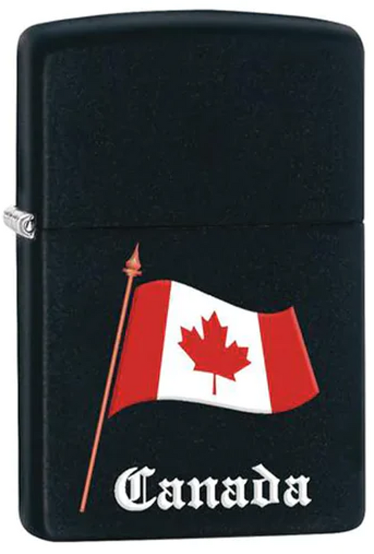 Zippo Souvenir Lighter Canada Flag (Black) (218-078237)