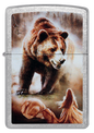 ZIPPO Chrome Grizzly Bear (48330)