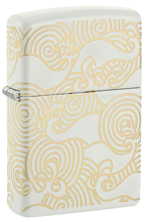 ZIPPO Waves Design (White Matte 360) (48909)