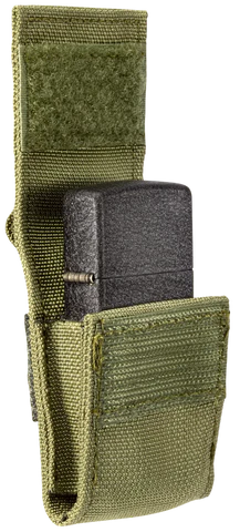 ZIPPO OD Green Pouch and black crackle set (49400)